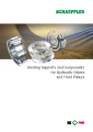 Bearing Supports and Components for Hydraulic Drives and Fluid Pumps