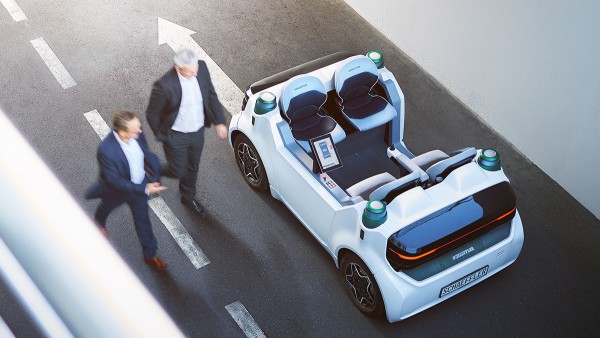 Der Schaeffler Mover ist eine Plattform für die Entwicklung von Technologien zum autonomen Fahren.
