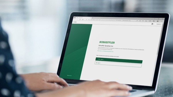 Schaeffler-Mitarbeitende und Externe können das Hinweisgebersystem nutzen, um Regelverstöße zu melden.