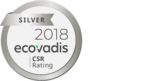Schaeffler Nachhaltigkeit: Ecovadis Silberstatus | 65/100 Punkten (2018)