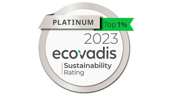 Schaeffler Sustainability: EcoVadis Platinum status | 79/100 Points (2023)