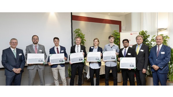 Sechs Nachwuchswissenschaftler erhielten den Innovation Award 2018 der Schaeffler FAG Stiftung.