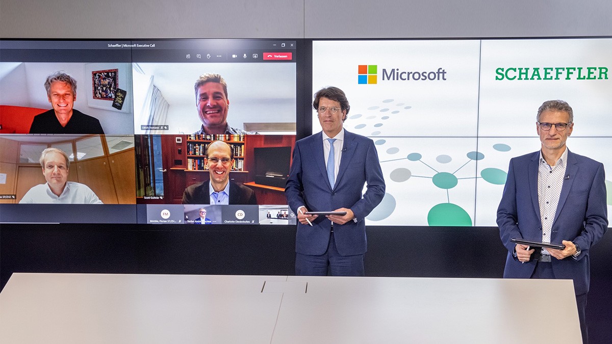 Mit Microsoft haben wir 2020 eine strategische Partnerschaft geschlossen, die sich auf die drei Hauptthemen Sicherheit, Qualifizierung und Nachhaltigkeit fokussiert.