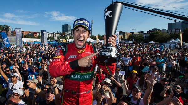 Lucas di Grassi gewinnt beim Formel-E-Finale 2016/2017 den Fahrertitel.