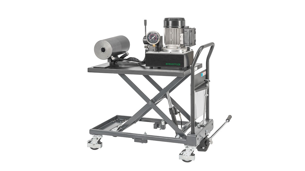 Schaeffler onderhoudsproducten: Mobiel hydraulisch apparaat