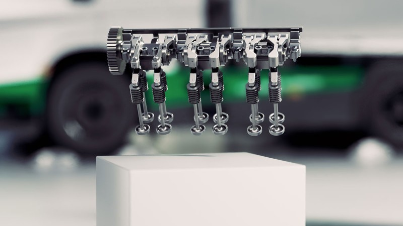 The variable valve train system makes a significant contribution to CO₂ reduction.