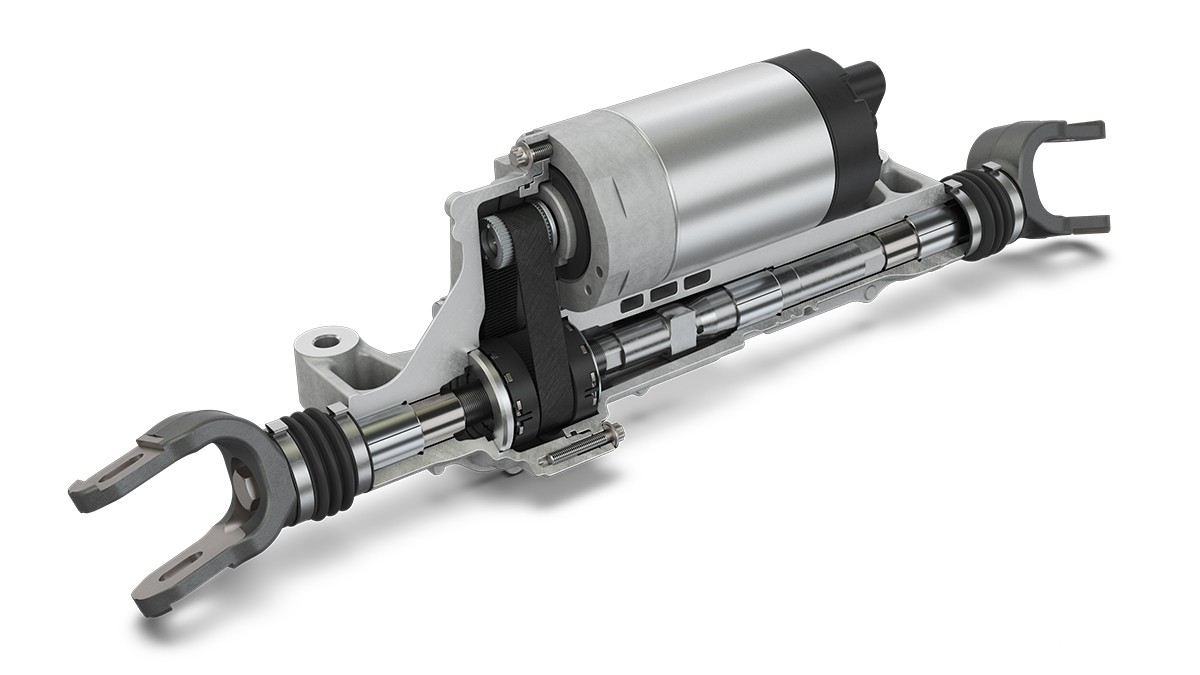 Figure 4: Mechatronic rear-axle steering system (iRWS)