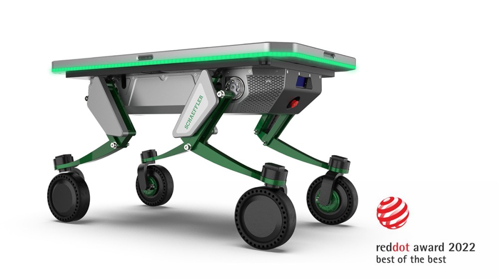 Zoo om natten frost gør det fladt Schaeffler's Autonomous Mobile Robot DEX awarded with “Red Dot: Best of the  Best” | Press Releases | Schaeffler Group