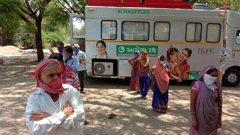At present, these Mobi-Health units are in operation in more than 80 villages.