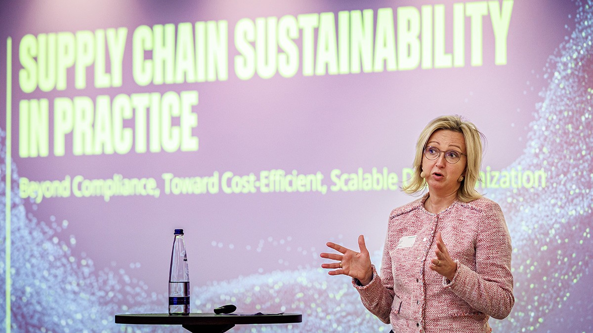 In her keynote “Supply Chain Sustainability in Practice”, Emira Biser explained how GE Vernova implements sustainability in its supply chain.