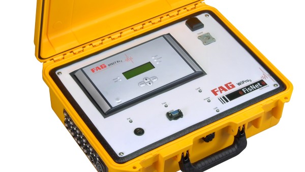 Das mobile FAG WiProM liefert qualitativ hochwertige Daten über den Zustand von Windkraftanlagen.